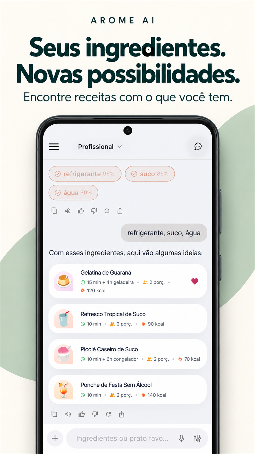 Encontre receitas com seus ingredientes